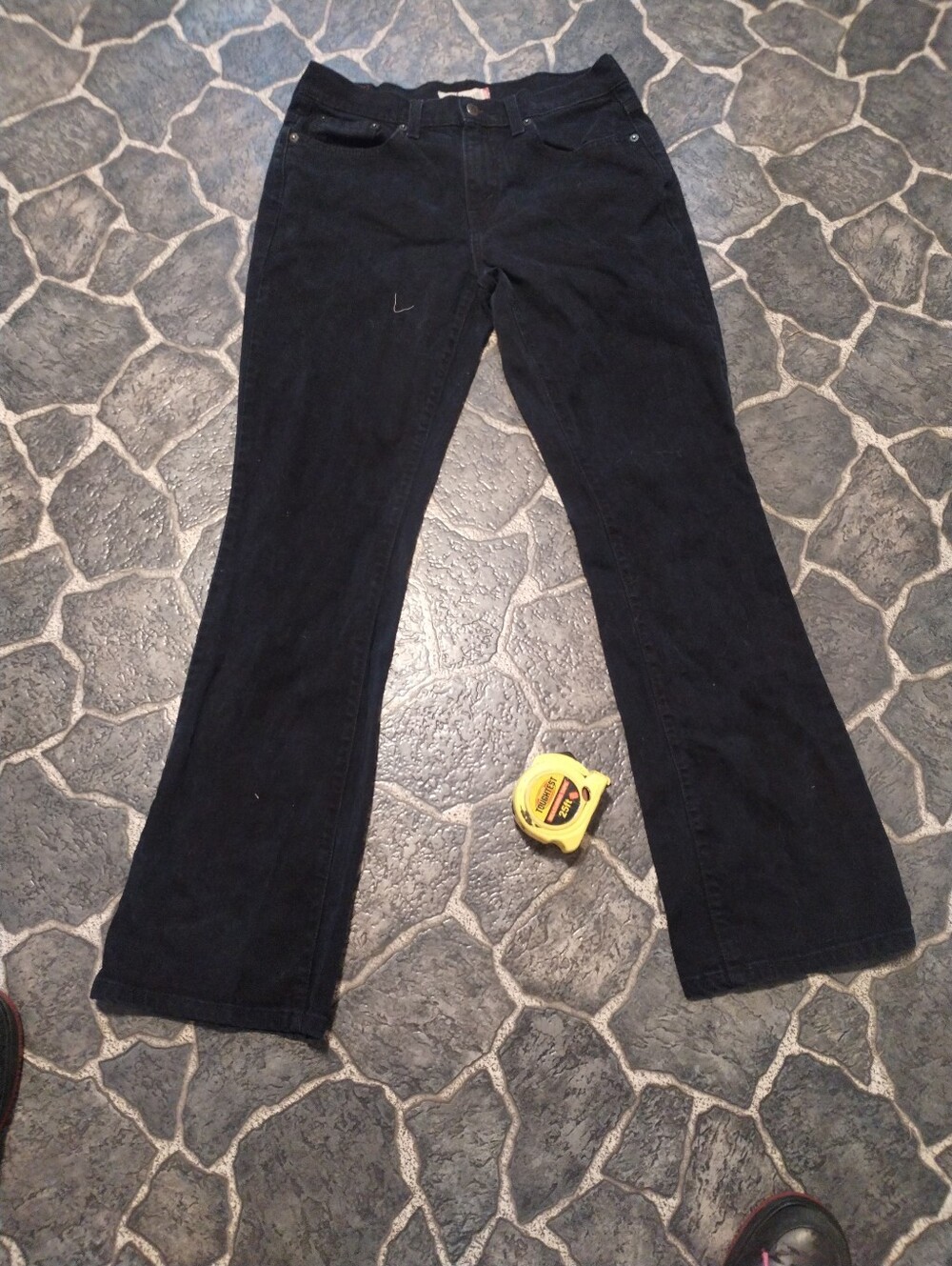 LEVIS 515 Womens black Bootcut jeans size 8 VINTAGE